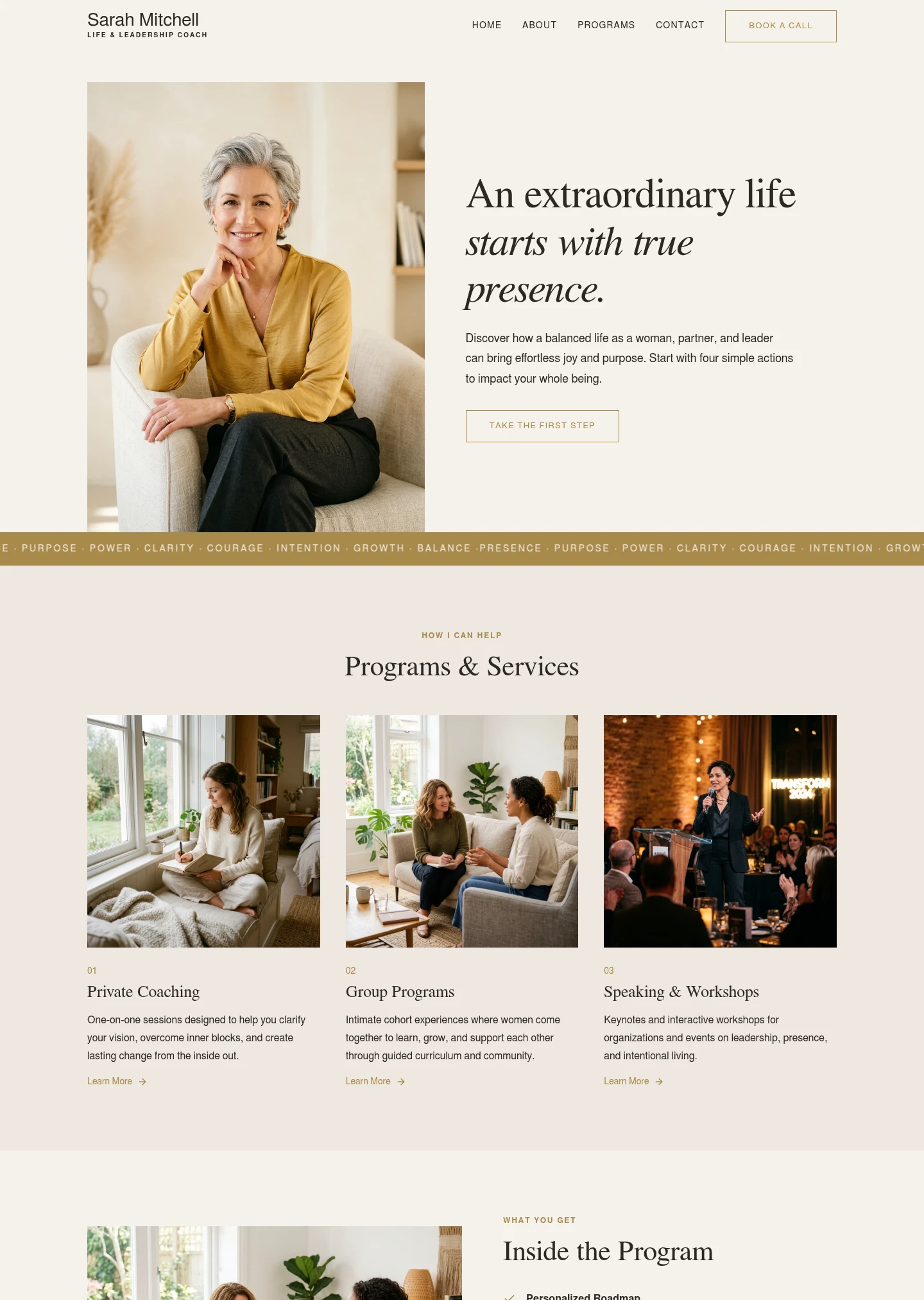 Chalk website design style preview